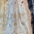 Celestial Silver Sequins Sparkly Bridal Wedding Veils With Comb Accessories Cathedral Long Stars  And Moon Tulle Starry Motifs