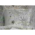 White Silver Sequins Sparkly Bridal Wedding Cape Shoulder Veils Accessories Cathedral Long Stars Moon Night Lace Tulle Starry